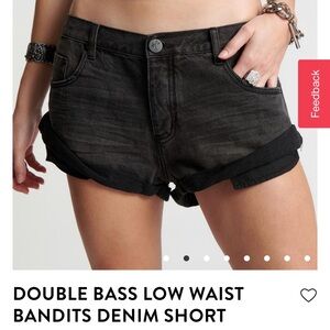 One Teaspoon Denim Shorts NWT